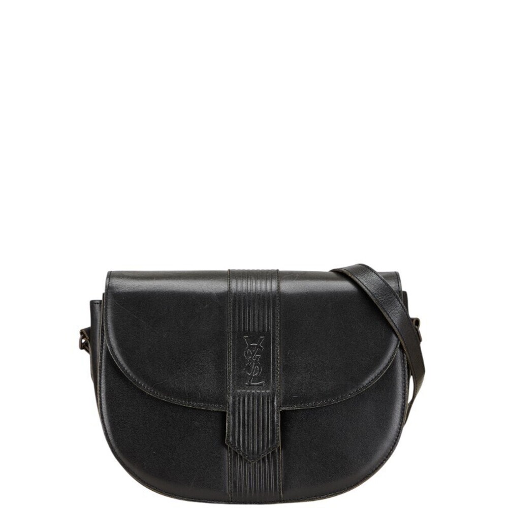 Saint Laurent YSL Cassandra shoulder bag black leather